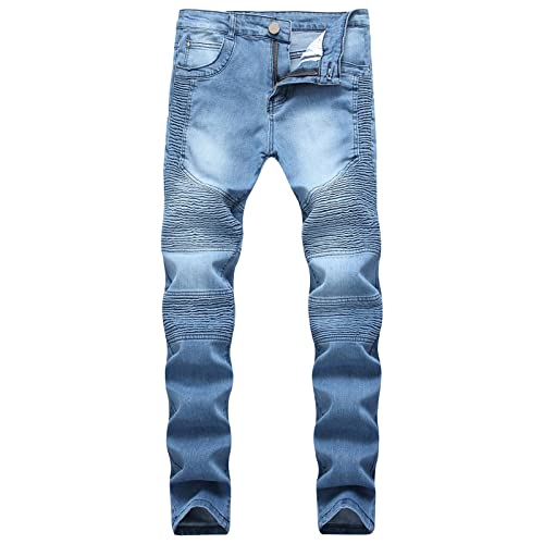 Jeans streetwear breaking hole straight pour vos sorties urbaines et soirées décontractées