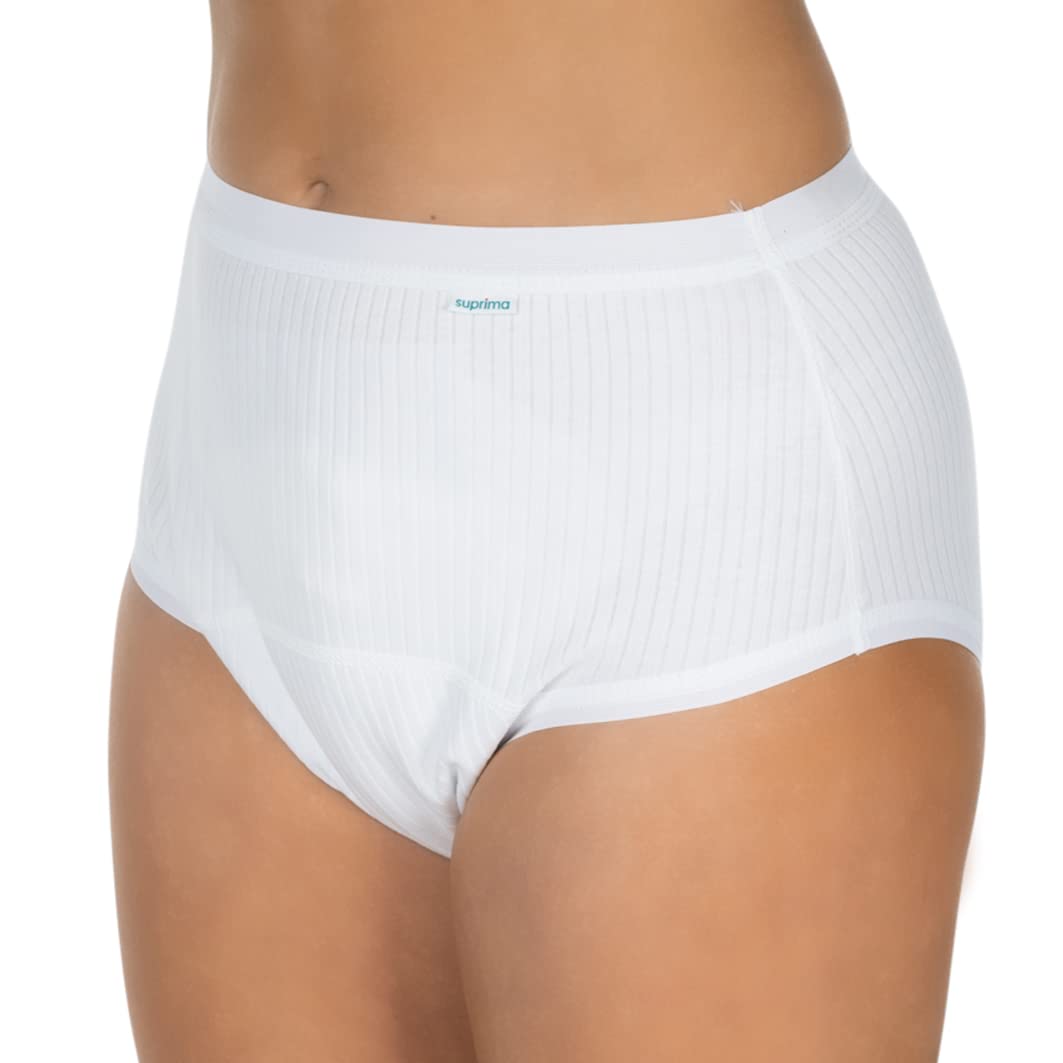 Suprima incontinenza Slip slip form (cotone) Art. 1 – 275 – 000 (per le donne) – Gr. 5254 – Bianco