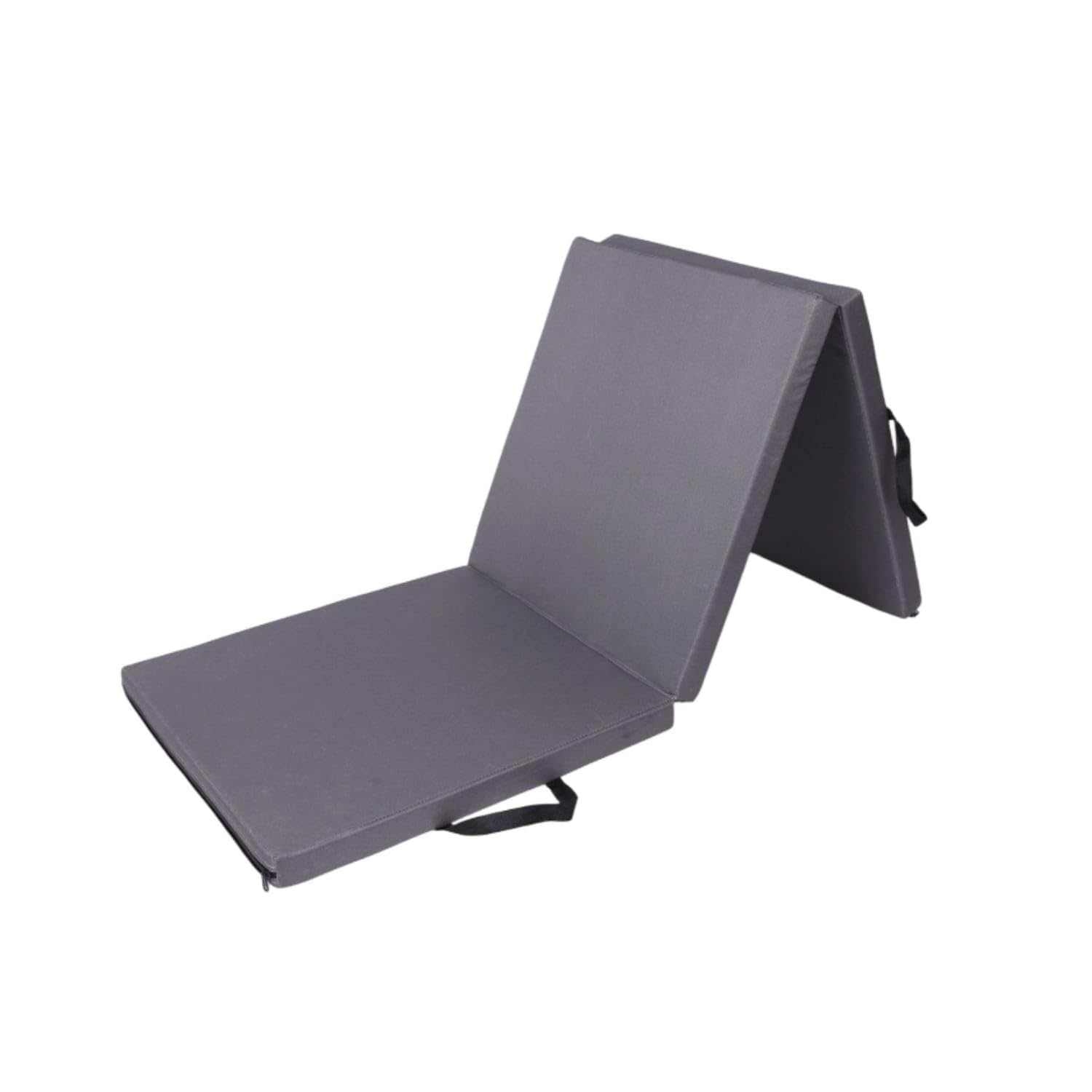 Textile Cover Foldable Exercise Mat Rectangular Tri-Fold Mat, 180x60x5 B-picture-13
