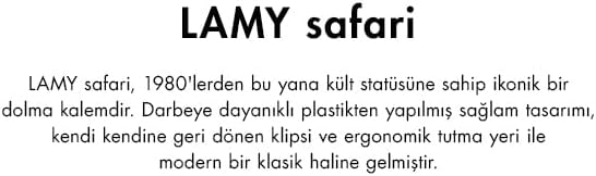 Miniatura 7 de LAMY LD1AS-EF - Pluma estilográfica, punta fina EF, Safari, Aqua Sky, doble uso, edición limitada