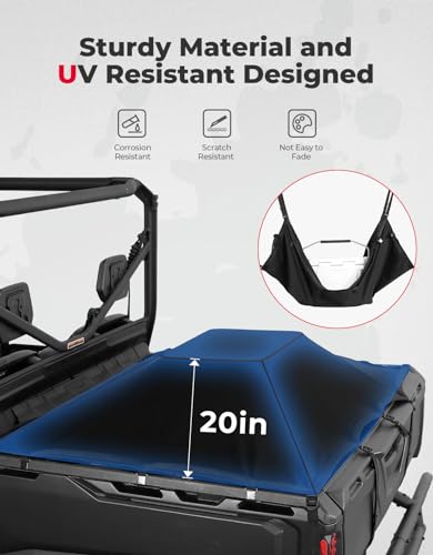 Image of KEMIMOTO UTV Tonneau Cover Compatible with Can-Am Defender Models