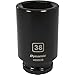 Dynamic Tools D020238 3/4" Drive 6 Point Metric Impact Socket with 38mm Deep Length