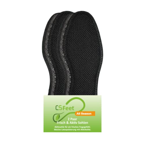 MADE IN GERMANY 2 Paar All Season Frisch & Aktiv Sohlen Größe 44/45 -...
