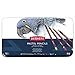 Derwent Pastel Pencils, 4mm Core, Metal Tin, 72 Count (32996)