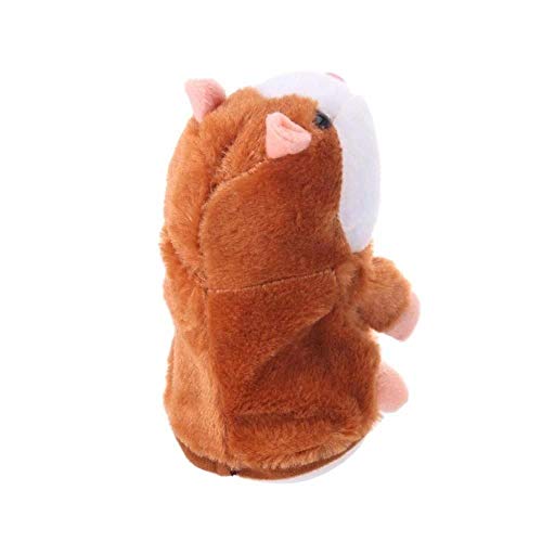 Hamster Falante Repete Qualquer Som Pelúcia Interativa