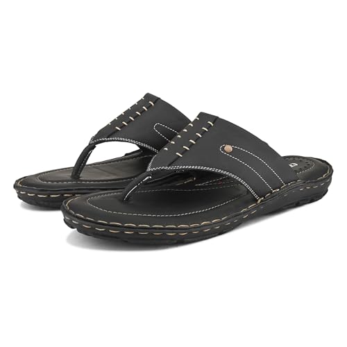 Image of Centrino Sandal for Men | Grip Insole for Stability | slippers for men | Modern Look with Straps | Soft & Comfortable Men's Sandal | Bounce Back Anti-Skid Water Resistant Comfortable Footwear (9261)