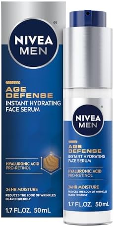 NIVEA MEN Age Defense Revitalizing Hydro Gel with Q10, 1.7 FL OZ
