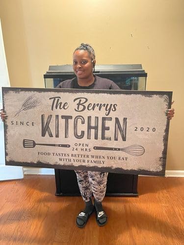 Miniatura 6 de Tailored Canvases Decoración artística de pared de cocina, lienzo rústico personalizado para el hogar, sala de estar, comedor, cocina de campo y