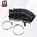 Air Cleaner Intake Hose Tube with Clamps for 2007-2013 Nissan Altima 2.5L 4 Cylinder Engine 16576-JA000