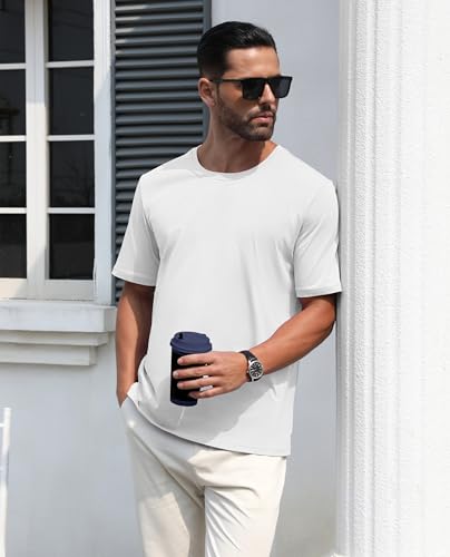 Men's Cotton Crewneck T-Shirts Short Sleeve Plain Tee Moisture Wicking Casual Solid Color
| Men's Cotton Short Sleeve T-Shirts Moisture Wicking Comfortable Casual Solid Color
| Men's Cotton Crewneck T-Shirts Moisture Wicking Breathable Casual Solid
