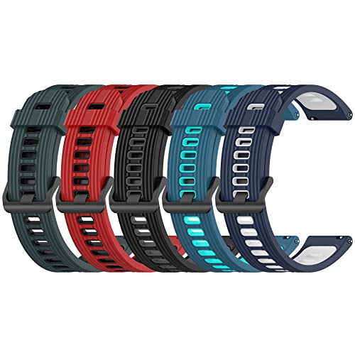 Chofit Replacement Bands Compatible with OnePlus Watch 3/OPPO Watch X2 Band,Soft Silicone Sport Wristband Quick Release Watch Strap (5Colors)