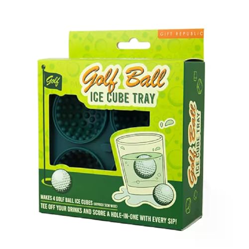 Bandeja para cubitos de hielo forma pelota de golf verde miniatura 1