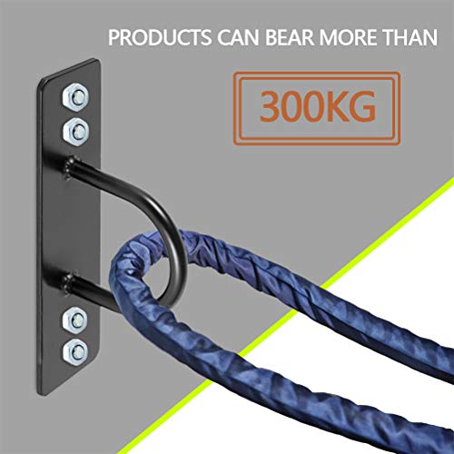 FOCCTS-Battle-Rope-Anchor-Wall-Ceiling-Mount-Anchor-Bracket-Wall-Mount-Bracket-for-Suspension-Straps-Gymnastic-Rings-Crossfit-Aerial-Yoga-Swing-Hammock-Resistance-Band-Battle-Rope