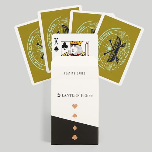 Baraja de Poker Lantern Press Lake Michigan 52 Cartas miniatura 6