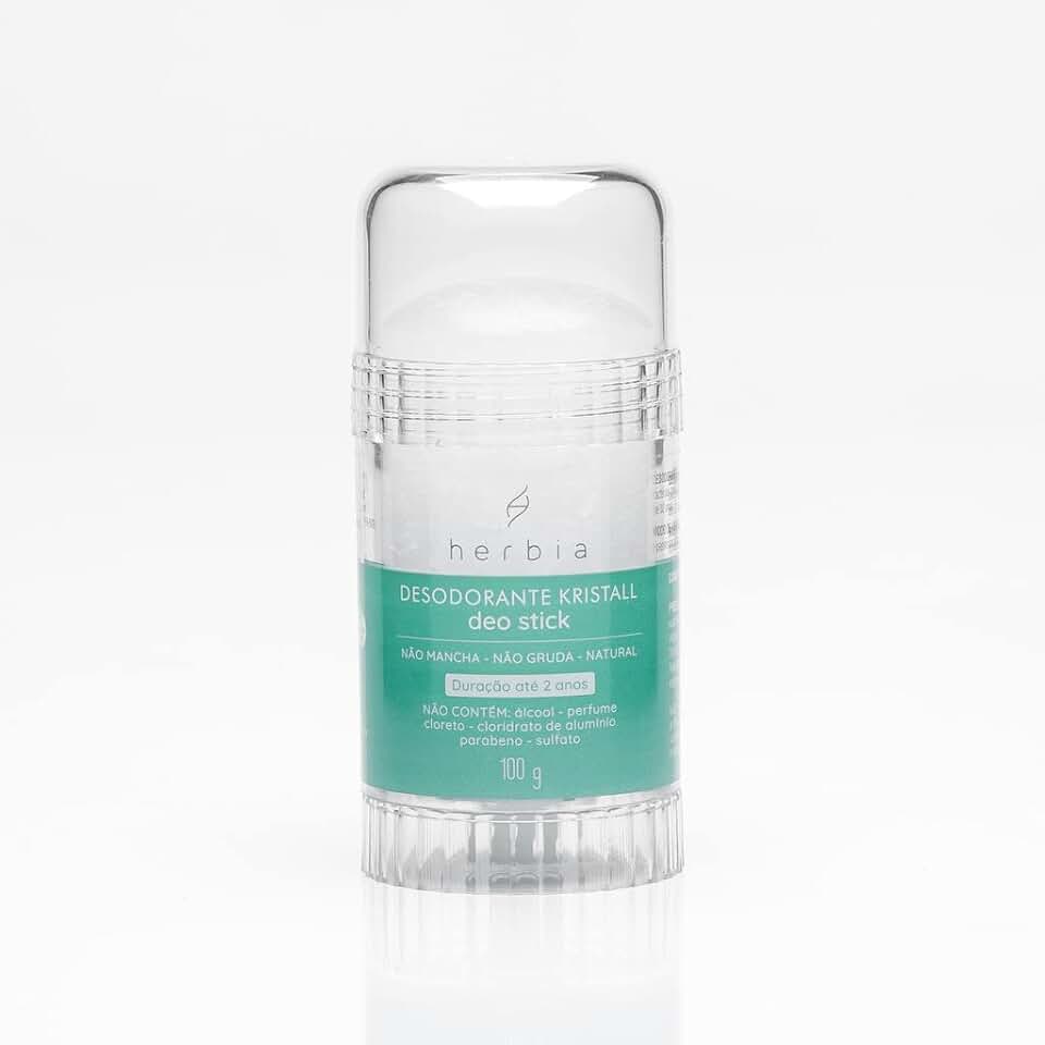 Herbia Desodorante Kristall Deo Stick Retrátil 100G Natural E Vegano