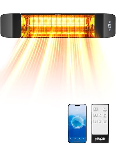 Heat Lamp Yard YESERLI Electric Patio Heater 1500W Wall