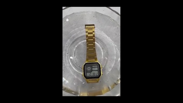 PASOY - Reloj Digital para Hombre, de Acero Inoxidable, con