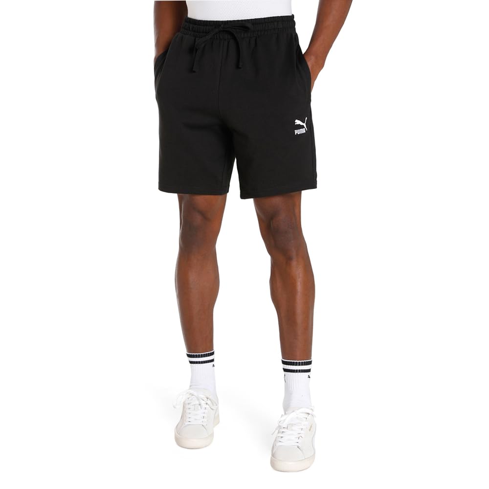 Short PUMA Classics Noir XL avec longueur 8" | Coupe décontractée et finitions soignées - 5