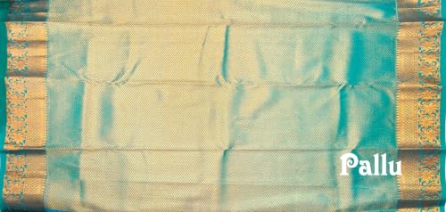 Image of VFCollections Women's Kanchipuram Silk Saree With Blouse Piece
