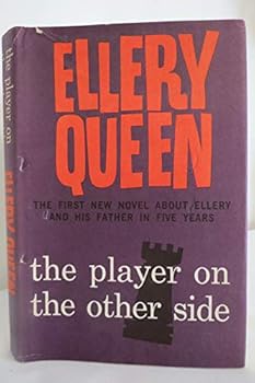 Hardcover Rare - Ellery QueenTHE PLAYER ON OTHER SIDE 1963 VG in VG DJ Book