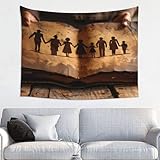 Dimensions des tapisseries : mesurant 72,9 x 95 cm, cette tapisserie murale vintage est parfaite pour diverses utilisations, y compris les tentures murales, les tapisseries de plafond, les couvre-lits, la décoration de chambre, etc. Il s'intègre parfaitement dans n'importe quelle pièce.