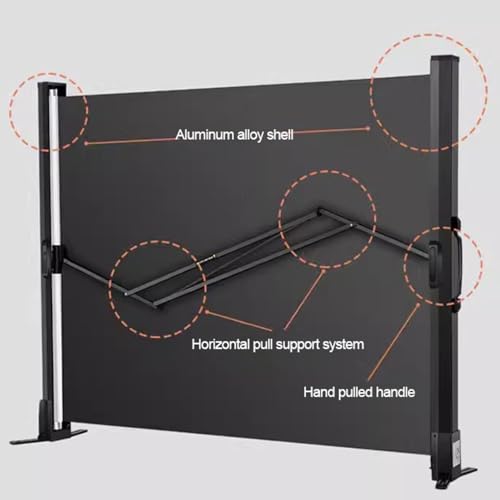 Pantalla para Proyector Manual de Mesa 40" 4:3 Retráctil miniatura 2