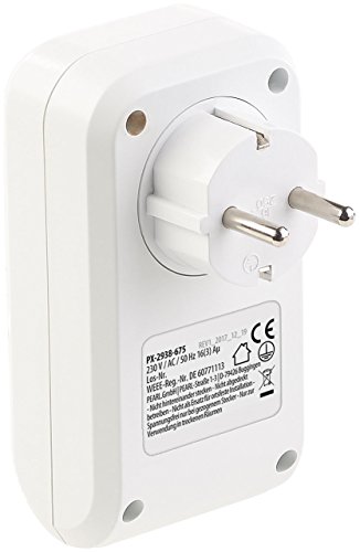 Bewegungsmelder Steckdose mit Lichtsensor und PIR-Sensor