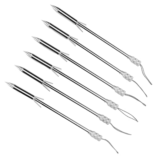 6 Punte Da Freccia Per Arco - Lega Acciaio, 8mm, 185 Grani Per Caccia E Tiro - Foto 2