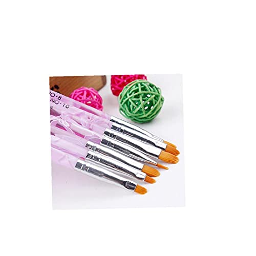 YepYes Set 7X Nail Art Pen B7PCS UV Gel Acryl Nagelbürste Nail Art Tips Builder Pinsel Nagel Malerei Bürstenstift… – Bild 5