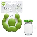 Priot Strong Jar Opener | Twist Gripper für schwache Hände, Kinder, Senioren, Menschen mit Arthritis, Küchenhilfe, um leicht zu greifen und Deckel offen zu grün