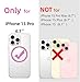LSEEKA for iPhone 15 Pro Clear Case with Pressed Real Flowers Design,Glitter Cute White Floral Pattern Slim Soft TPU Protective Women Girl's Phone Cover for iPhone 15 Pro