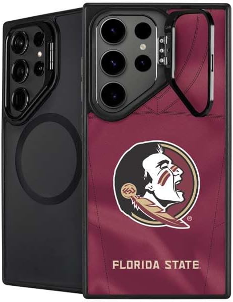 Skinit Kickstand Phone Case Compatible with Galaxy S25 Ultra - Officially Licensed Florida State FSU Seminoles Initials Design