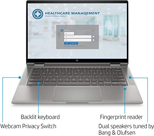 Image of HP Chromebook, 2-in-1, 14C-CA0053DX, i3-10110U, 8GB, 64GB, S