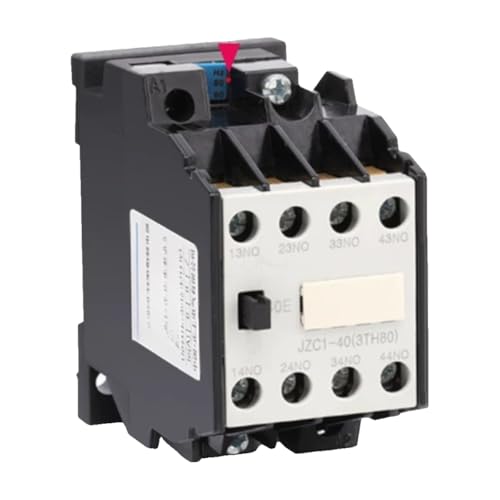 Relais intermédiaire JZC1-40 AC 220V avec quatre contacts NO pour tableau électrique