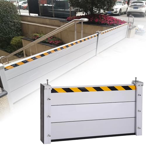 Barrière anti-inondation pour porte d'un mur mobile étanche - 2