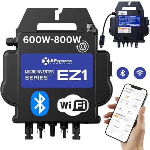 Micro onduleur EZ1-M 600W 800W avec suivi Wi-Fi intégré pour optimiser la production solaire de balcon