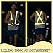 Hercicy 24 Pcs Reflective Running Vest Reflective Running Shirt with Safety Straps High Visibility Construction Vest for Night Cycling Hiking Jogging Dog Walking (Yellow)