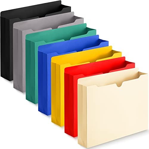 35 Pack File Jackets Expandable File Folders 2 Inch