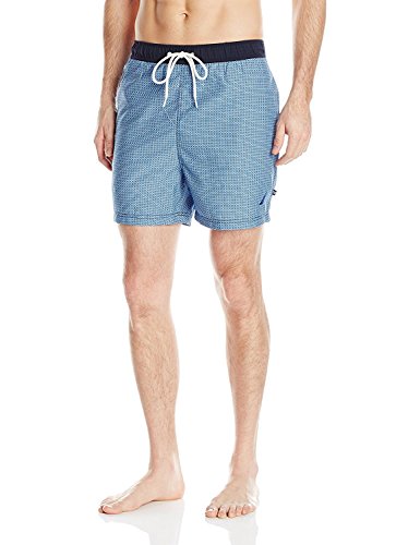 Nautica Men's Quick Dry Micro Geo Print Swim Trunk