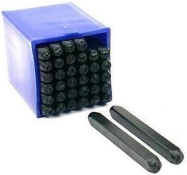 Professional 36pc Letter & Number Stamp Punch Set 3/16" 5mm Hardened Steel - Metal, Wood, Leather - Sold by Ucostore Only