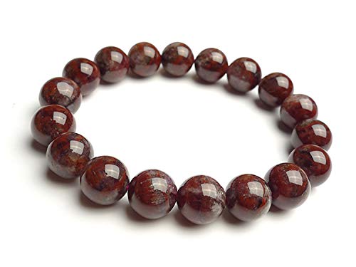 Perles rondes 11mm cristal clair bracelet violet rouge pour sublimer vos tenues du quotidien