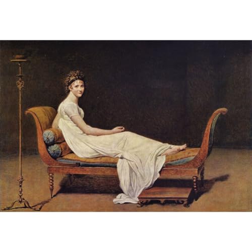 Portrait de Madame Recamier toile anti-décoloration grand