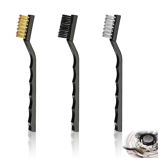 3 Pcs Mini Wire Brush Set