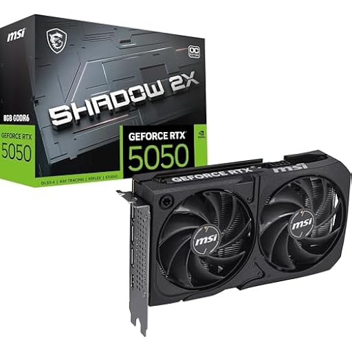 MSI GeForce RTX 5050 8G Shadow 2X OC - Tarjeta gráfica | Ya disponible en tu tienda friki favorita! En mundofriki.es!