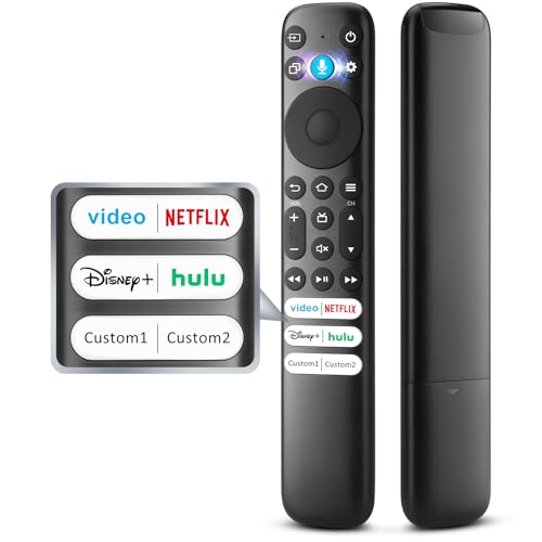 Voice Remote Only for TCL-FiReSmart TV 4k QLED/UHD/QD-Mini LED Series Remote Control Replacement RC813B
