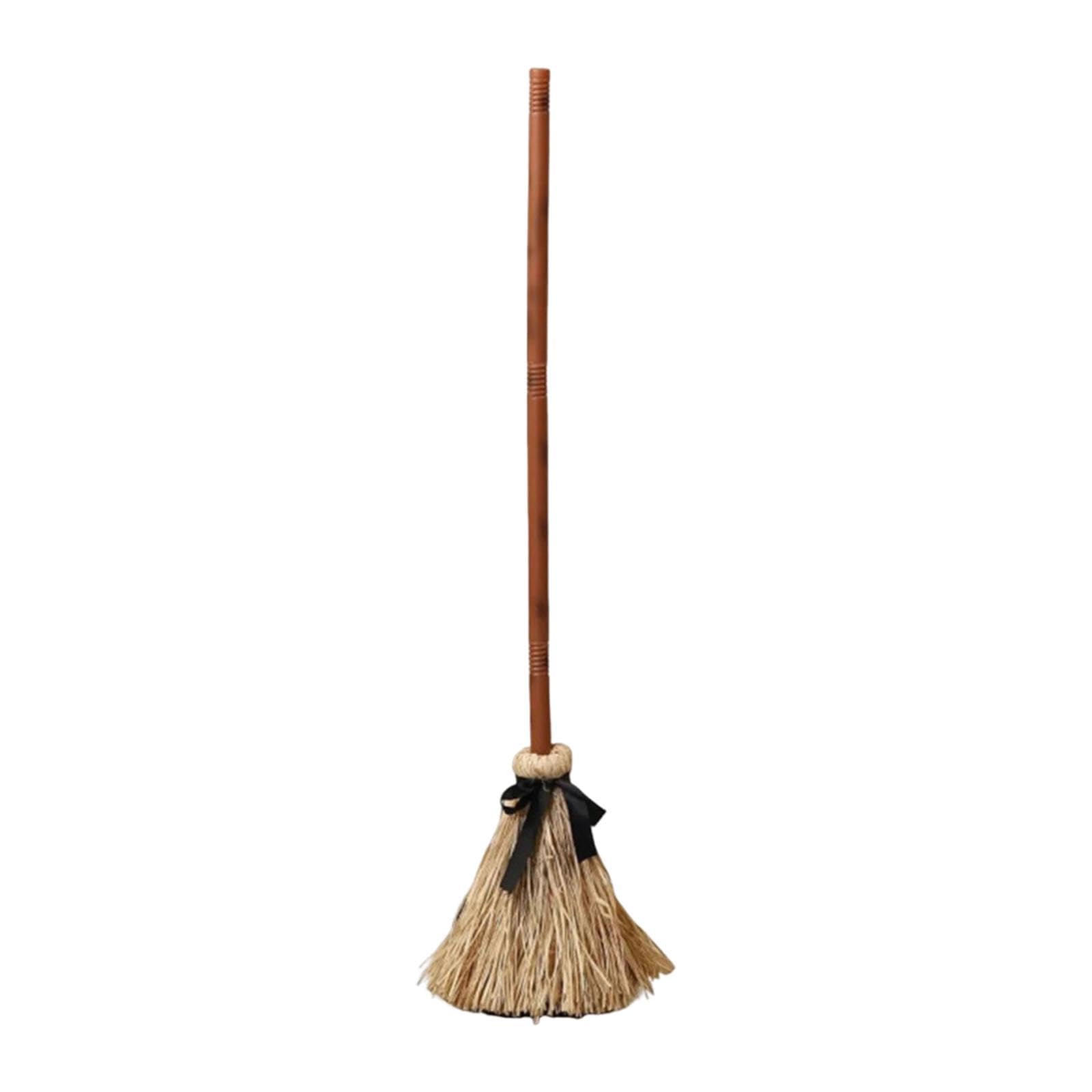 Accessoires de déguisement avec balai de sorcière d'Halloween maniable