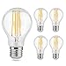 Produktbild Albrillo LED E27 Lampe - 6W Ersetzt 70W | LED Classic Lampe E27 Filament | 800 Lumen Lampen E27 in Kolbenform | Warmweiss 2700K | Filamentstil Klar | 5er Pack