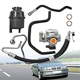 Proxlex Power Steering Pump Kit Fit for BMW 325i E46 325Ci 330Ci 330i 2000 2001 2002 2003 2004 2005 Replaces# 21-5350 553-58945 32416760036