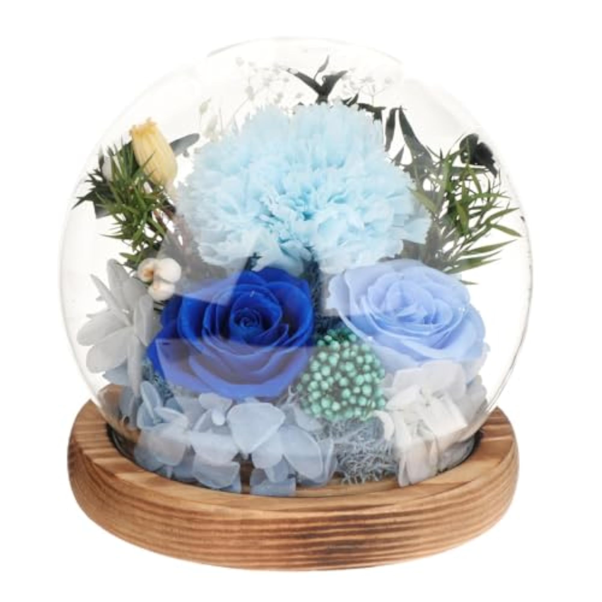 Tabletop Decoration Preserved Flowers Gift for Grandma, Mom