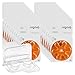Produktbild 120x Signia Gr. 13 Hörgerätebatterien, 20x6er Blister PR48 Orange 24606 + EWANTO Aufbewahrungsbox f. 2 Batterien (10, 13, 312, 675), transparente Batteriebox für Knopfzellen < Ø 12 mm x H 6 mm